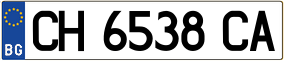 Truck License Plate